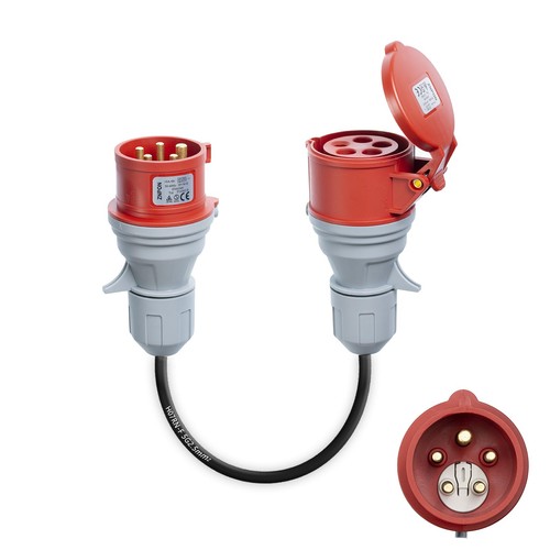 Cee 16a phasenwender adapter - cee,