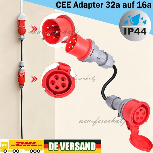 Cee adapter phasen polig - adapter, 5-polig